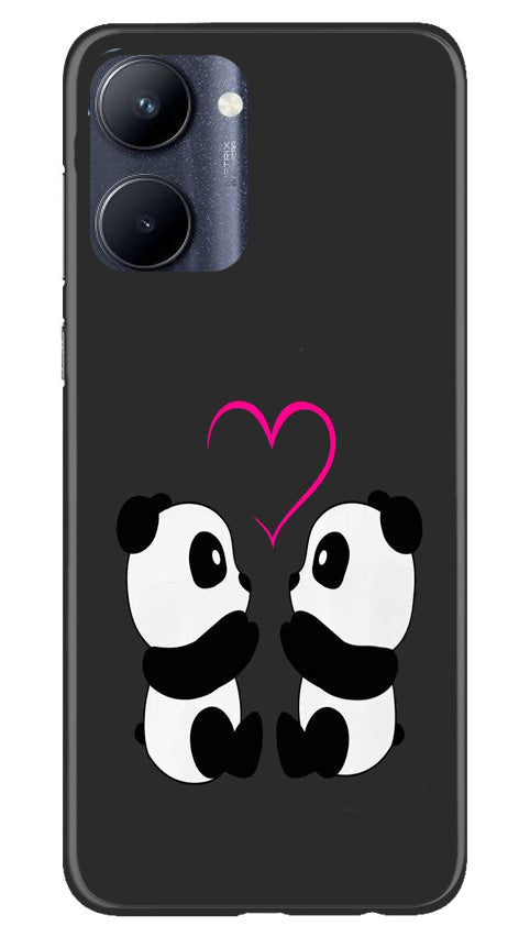 Panda Love Mobile Back Case for Realme C33 (Design - 355) Panda Love Mobile Back Case for Realme C33 (Design - 355)
