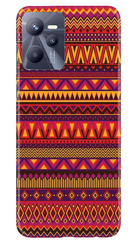 Zigzag line pattern2 Mobile Back Case for Realme C35 (Design - 10) Zigzag line pattern2 Case for Realme C35
