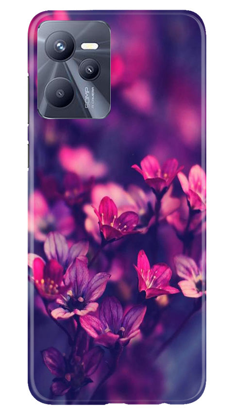 flowers Mobile Back Case for Realme C35 (Design - 25) flowers Case for Realme C35