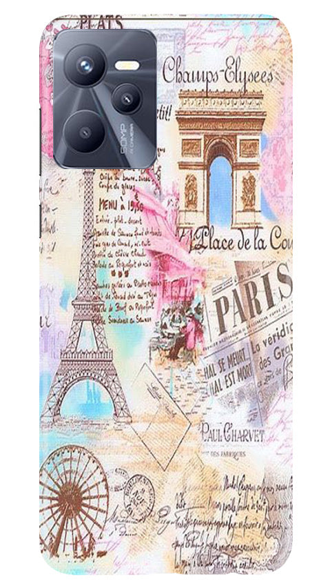 Paris Eiftel Tower Mobile Back Case for Realme C35 (Design - 54) Paris Eiftel Tower Case for Realme C35