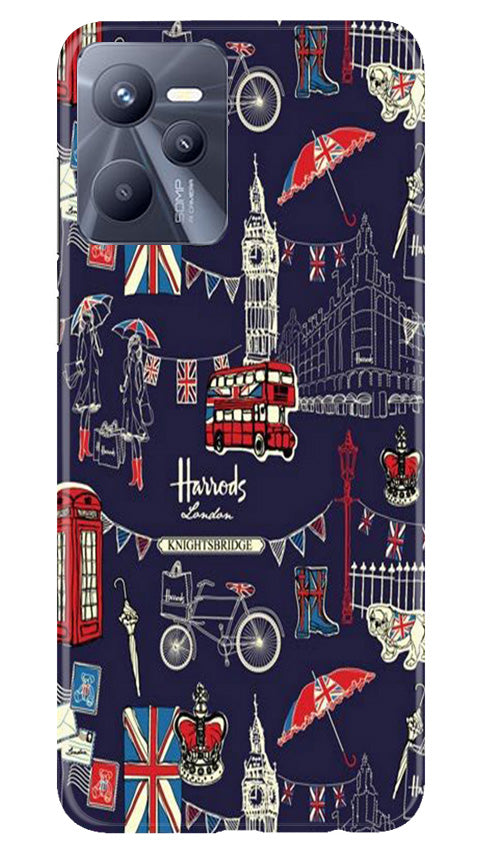 Love London Mobile Back Case for Realme C35 (Design - 75) Love London Case for Realme C35