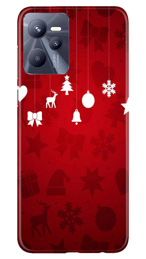 Christmas Mobile Back Case for Realme C35 (Design - 78) Christmas Case for Realme C35