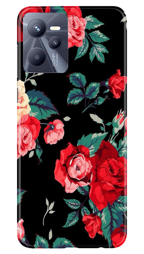 Red Rose2 Mobile Back Case for Realme C35 (Design - 81) Red Rose2 Case for Realme C35