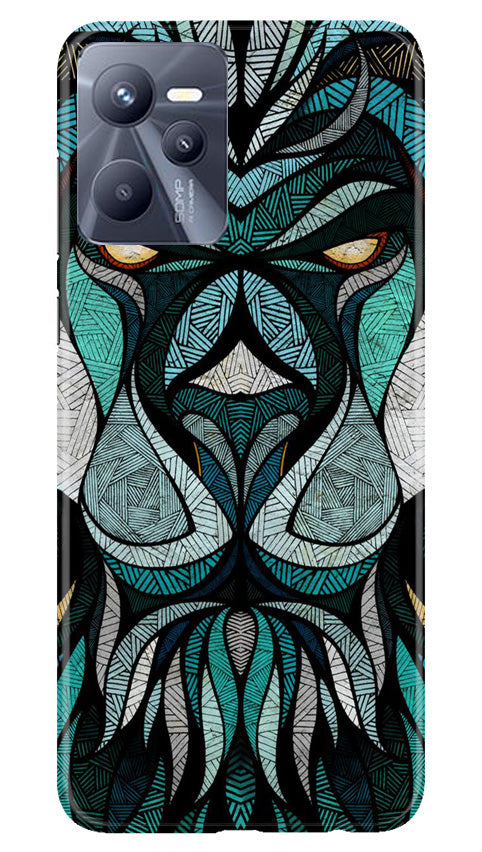 Lion Mobile Back Case for Realme C35 (Design - 97) Lion Case for Realme C35