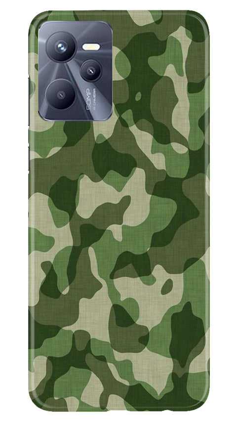 Army Camouflage Mobile Back Case for Realme C35 (Design - 106) Army Camouflage Case for Realme C35 (Design - 106)