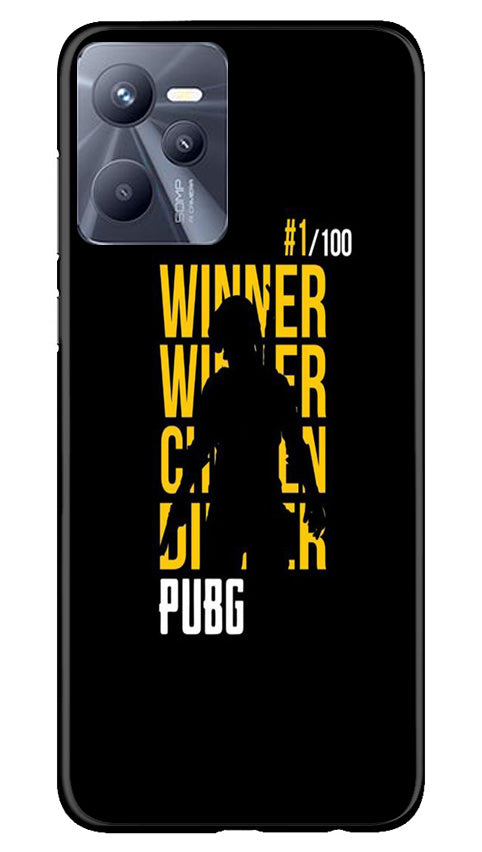 Pubg Winner Winner Mobile Back Case for Realme C35 (Design - 146) Pubg Winner Winner Case for Realme C35 (Design - 146)
