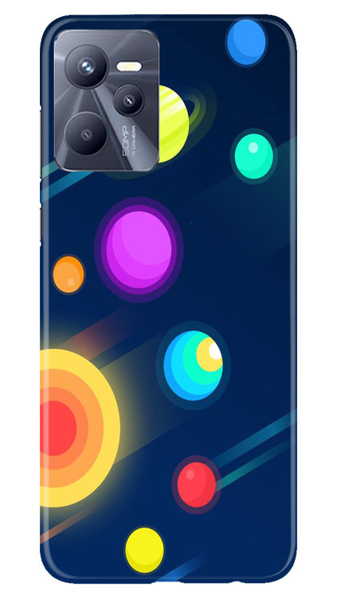 Solar Planet Mobile Back Case for Realme C35 (Design - 166) Solar Planet Case for Realme C35 (Design - 166)