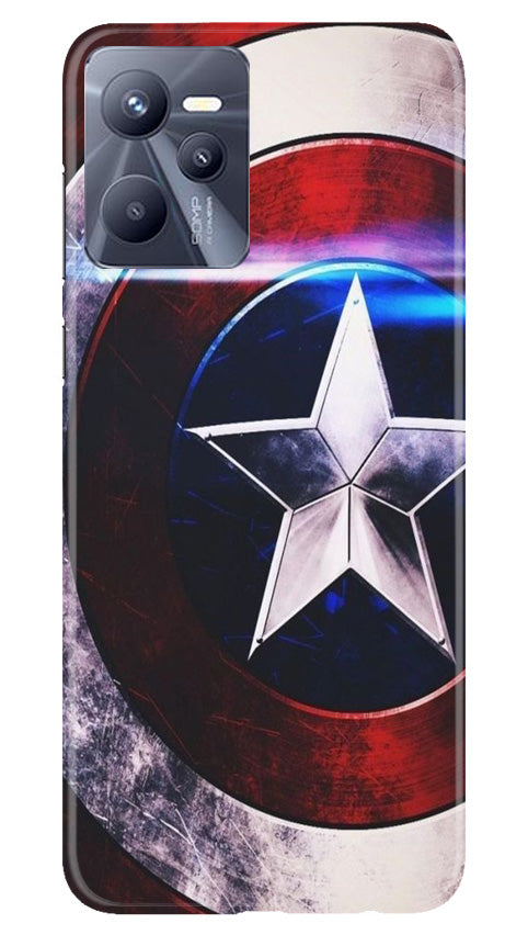 Captain America Mobile Back Case for Realme C35 (Design - 249) Captain America Case for Realme C35 (Design No. 218)