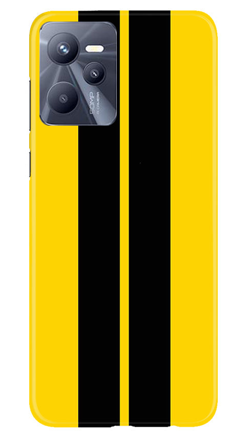 Black Yellow Pattern Mobile Back Case for Realme C35 (Design - 336) Black Yellow Pattern Mobile Back Case for Realme C35 (Design - 336)