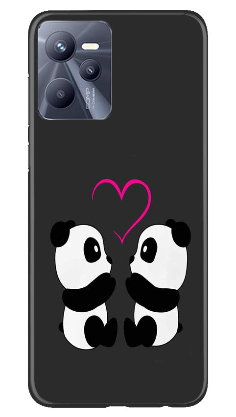 Panda Love Mobile Back Case for Realme C35 (Design - 355) Panda Love Mobile Back Case for Realme C35 (Design - 355)