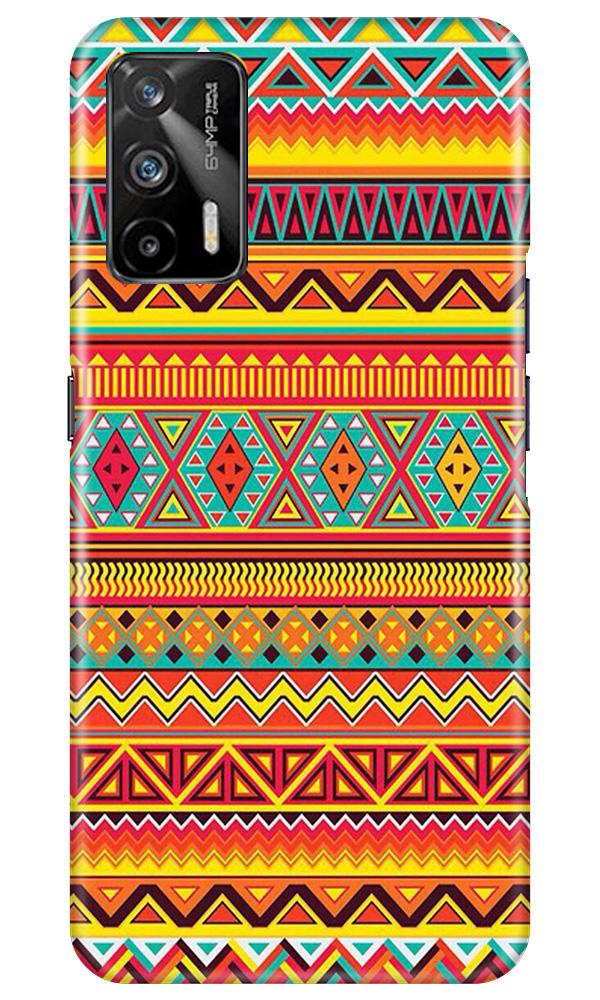 Zigzag line pattern Mobile Back Case for Realme GT (Design - 4) Zigzag line pattern Case for Realme GT