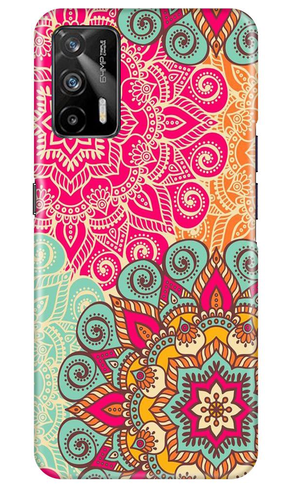 Rangoli art Mobile Back Case for Realme GT (Design - 6) Rangoli art Case for Realme GT