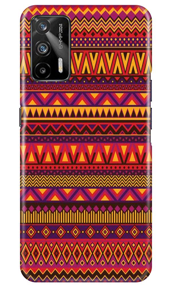 Zigzag line pattern2 Mobile Back Case for Realme GT (Design - 10) Zigzag line pattern2 Case for Realme GT