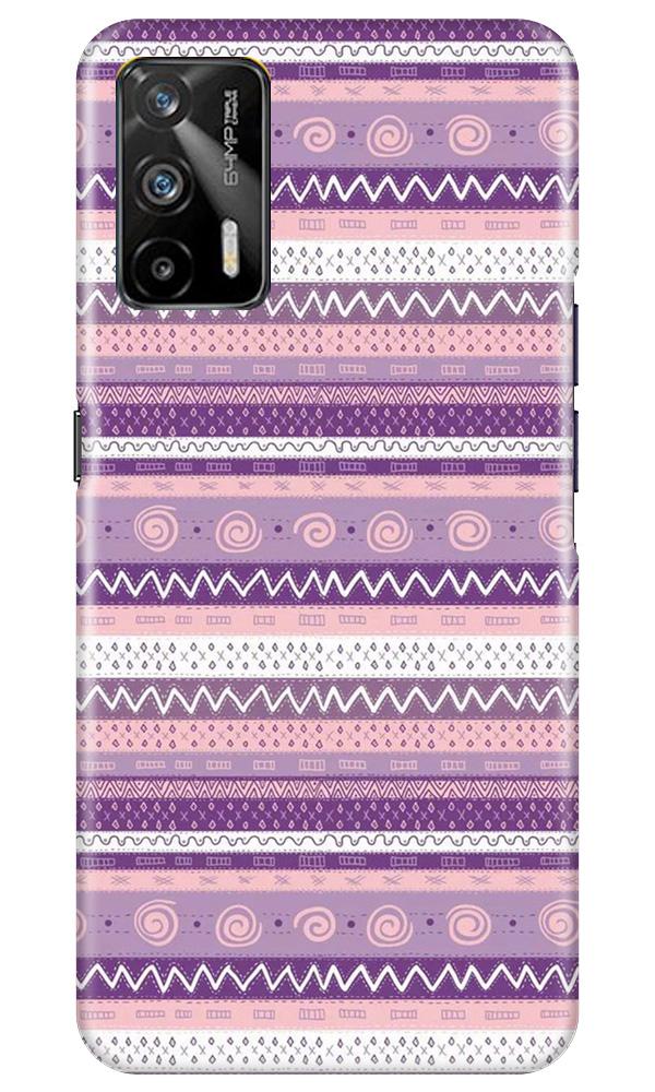 Zigzag line pattern3 Mobile Back Case for Realme GT (Design - 11) Zigzag line pattern3 Case for Realme GT