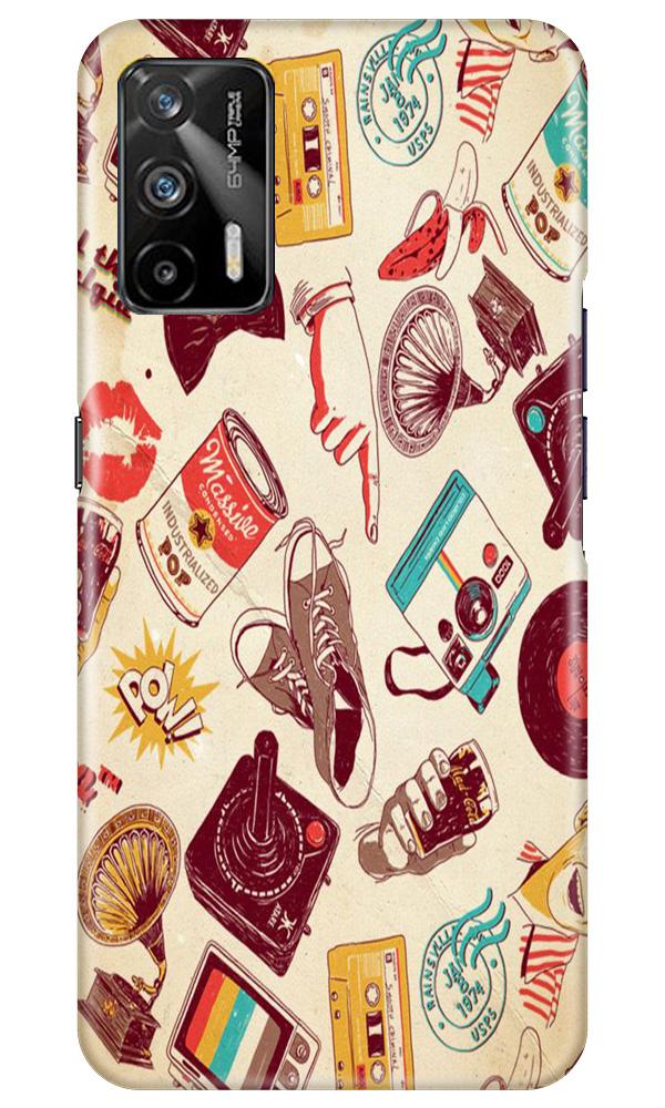 Vintage Mobile Back Case for Realme GT (Design - 35) Vintage Case for Realme GT