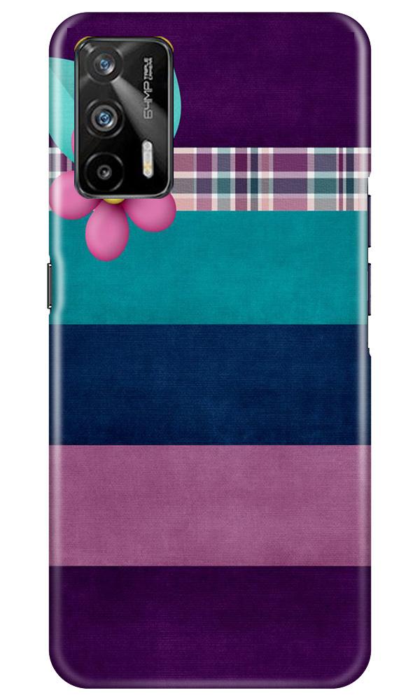 Purple Blue Mobile Back Case for Realme GT (Design - 37) Purple Blue Case for Realme GT