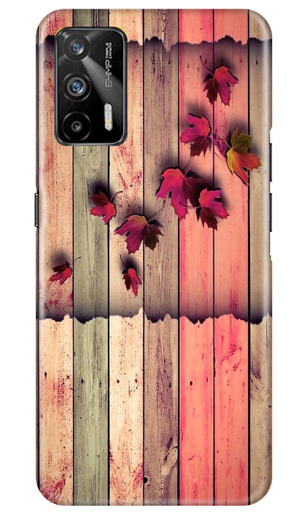 Wooden look2 Mobile Back Case for Realme GT (Design - 56) Wooden look2 Case for Realme GT