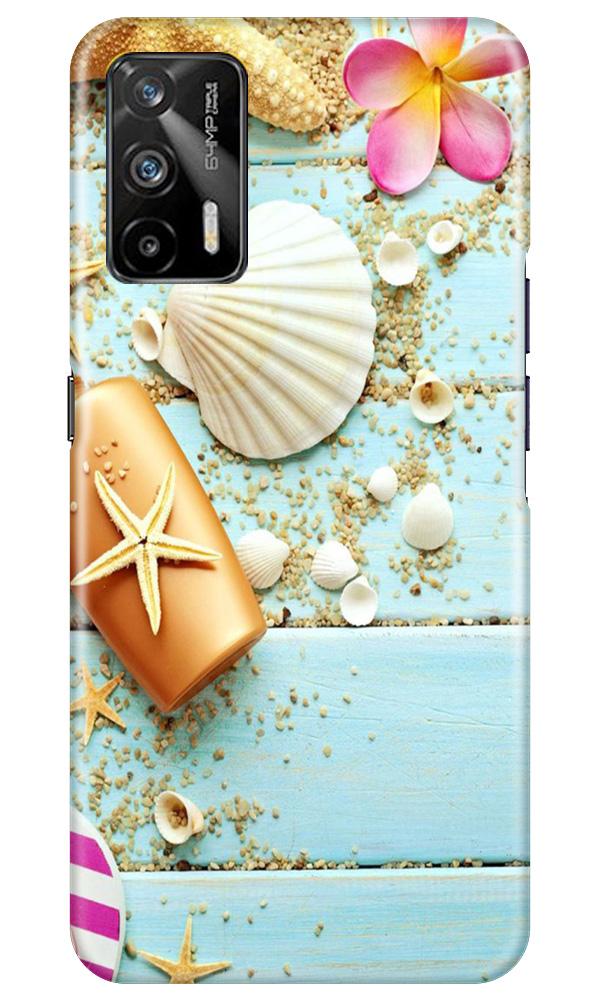 Sea Shells Mobile Back Case for Realme GT (Design - 63) Sea Shells Case for Realme GT