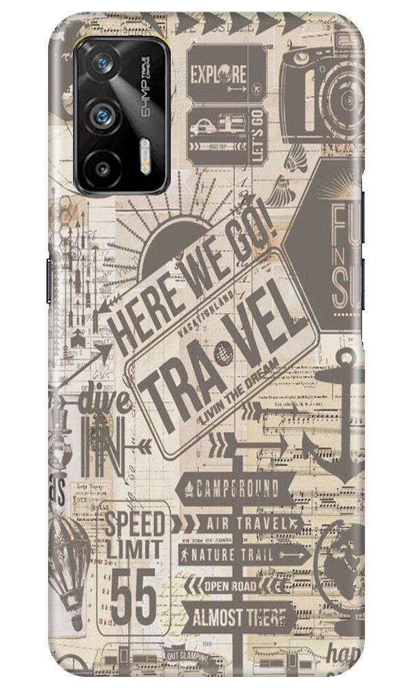 Travel Mobile Back Case for Realme GT (Design - 104) Travel Case for Realme GT (Design - 104)