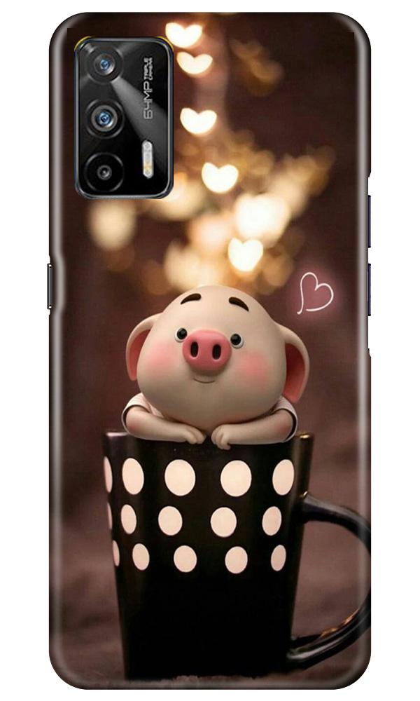 Cute Bunny Mobile Back Case for Realme GT (Design - 213) Cute Bunny Case for Realme GT (Design No. 213)