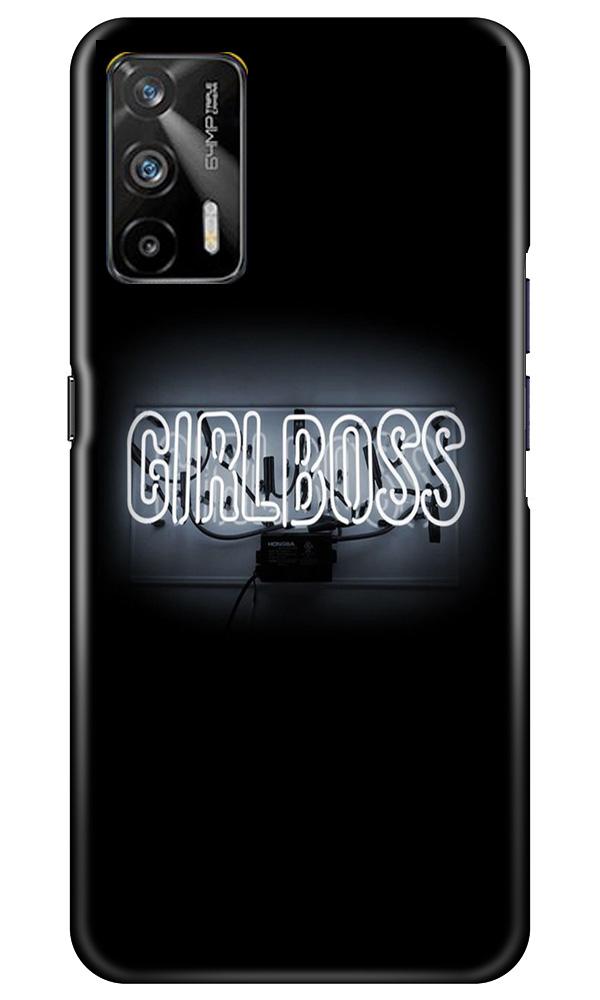 Girl Boss Black Mobile Back Case for Realme GT (Design - 268) Girl Boss Black Case for Realme GT (Design No. 268)