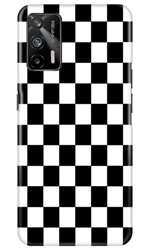 Black White Boxes Mobile Back Case for Realme GT (Design - 372) Black White Boxes Mobile Back Case for Realme GT (Design - 372)