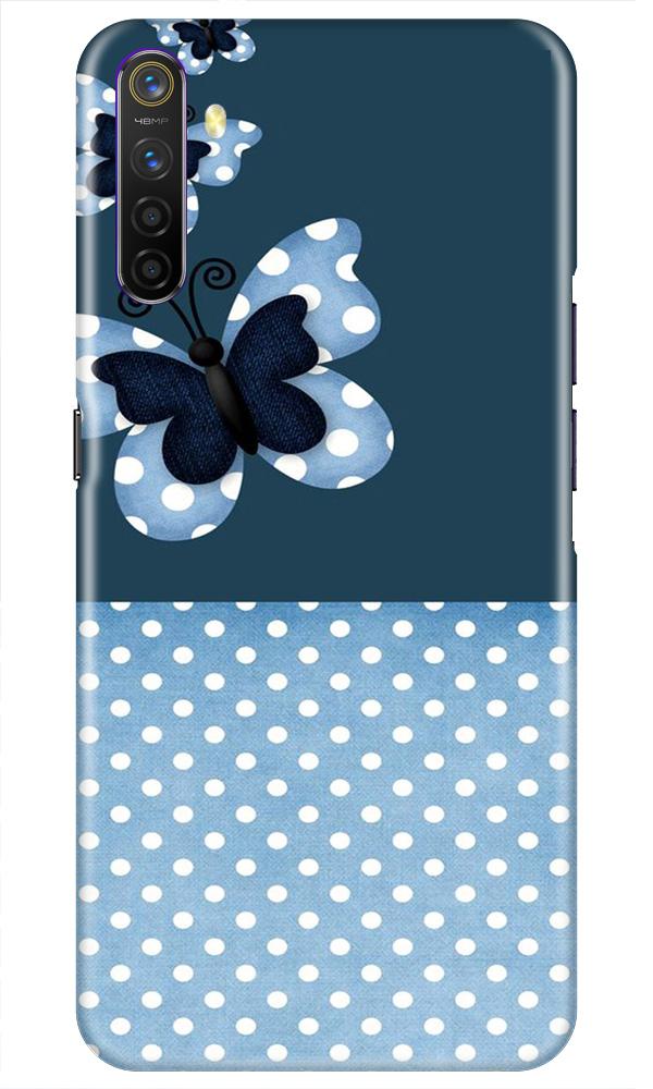 White dots Butterfly Mobile Back Case for Realme X2 (Design - 31) White dots Butterfly Case for Realme X2