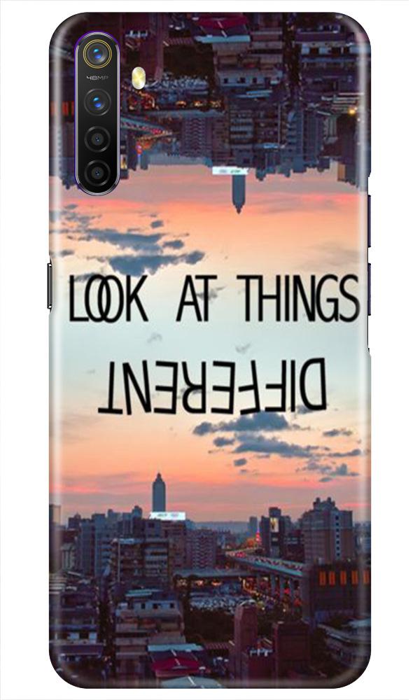 Look at things different Mobile Back Case for Realme X2 (Design - 99) Look at things different Case for Realme X2