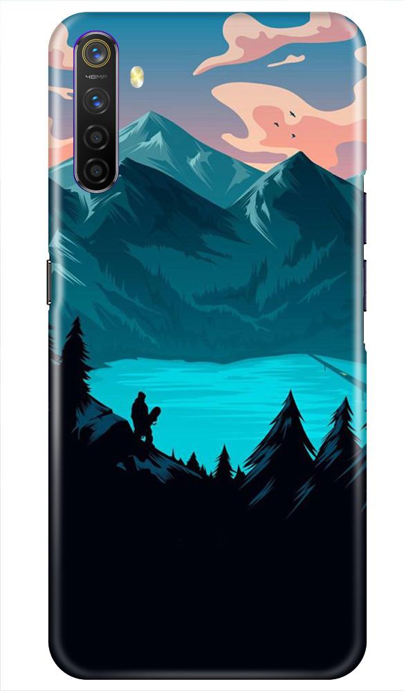 Mountains Mobile Back Case for Realme X2 (Design - 186) Mountains Case for Realme X2 (Design - 186)