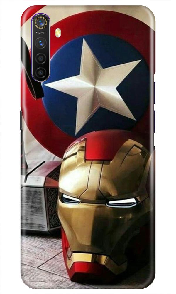 Ironman Captain America Mobile Back Case for Realme X2 (Design - 254) Ironman Captain America Case for Realme X2 (Design No. 254)