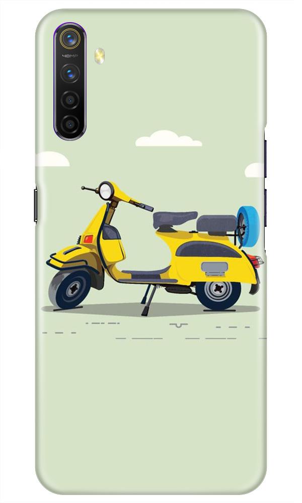 Vintage Scooter Mobile Back Case for Realme X2 (Design - 260) Vintage Scooter Case for Realme X2 (Design No. 260)