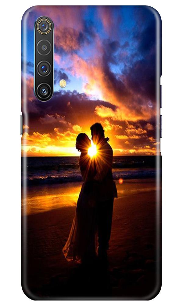 Couple Sea shore Mobile Back Case for Realme X3 (Design - 13) Couple Sea shore Case for Realme X3