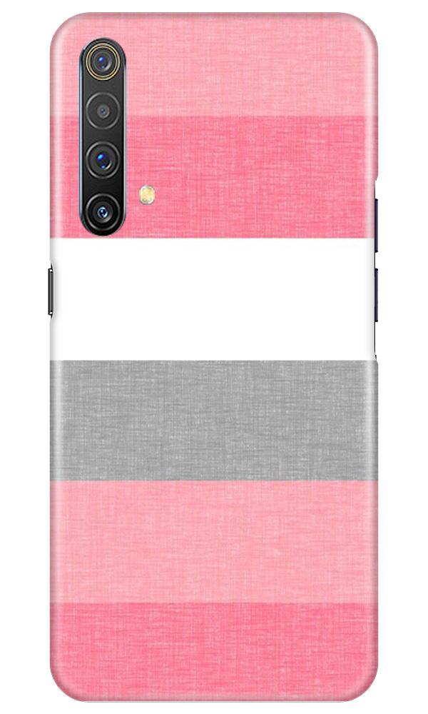 Pink white pattern Mobile Back Case for Realme X3 (Design - 55) Pink white pattern Case for Realme X3