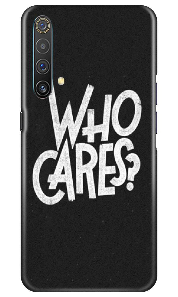 Who Cares Mobile Back Case for Realme X3 (Design - 94) Who Cares Case for Realme X3