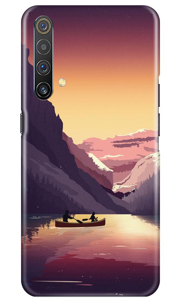 Mountains Boat Mobile Back Case for Realme X3 (Design - 181) Mountains Boat Case for Realme X3 (Design - 181)