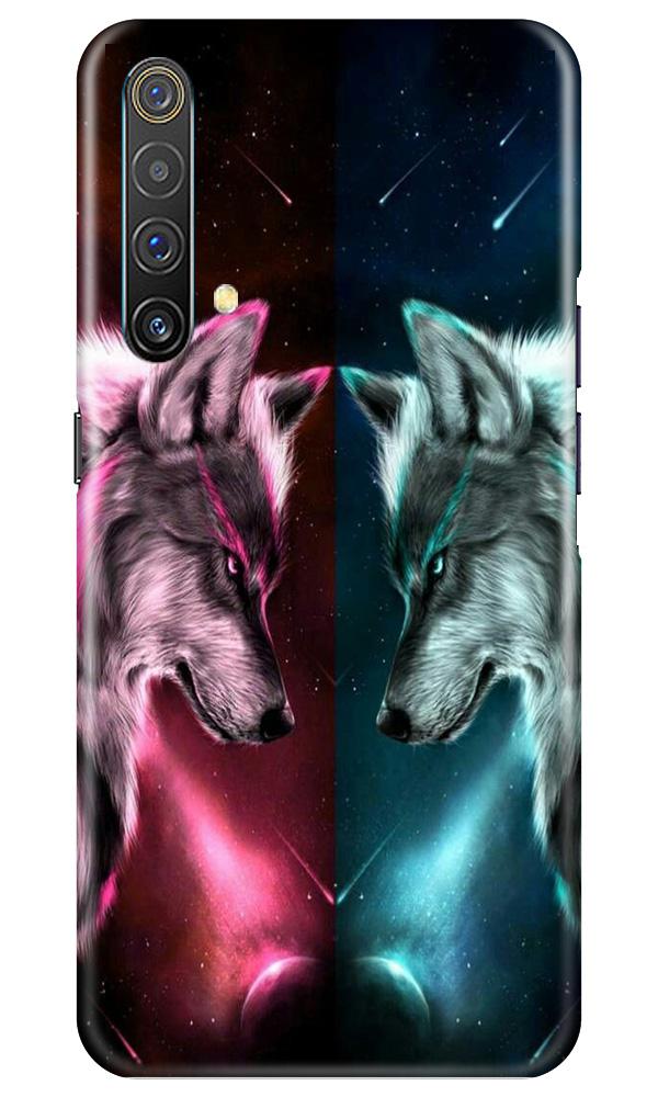Wolf fight Mobile Back Case for Realme X3 (Design - 221) Wolf fight Case for Realme X3 (Design No. 221)