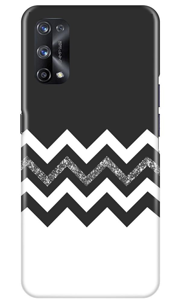 Black white Pattern2Mobile Back Case for Realme X7 (Design - 83) Black white Pattern2Case for Realme X7