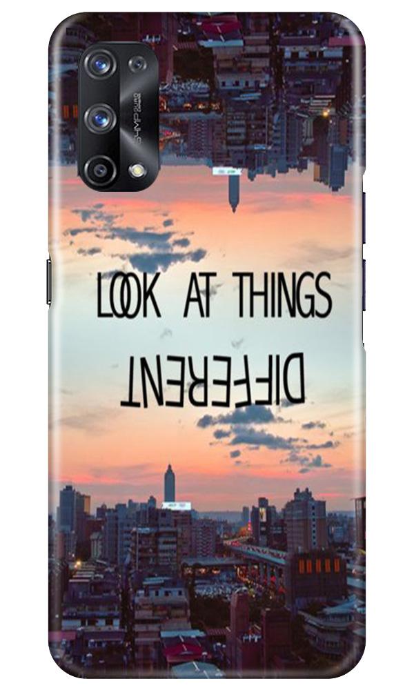 Look at things different Mobile Back Case for Realme X7 Pro (Design - 99) Look at things different Case for Realme X7 Pro