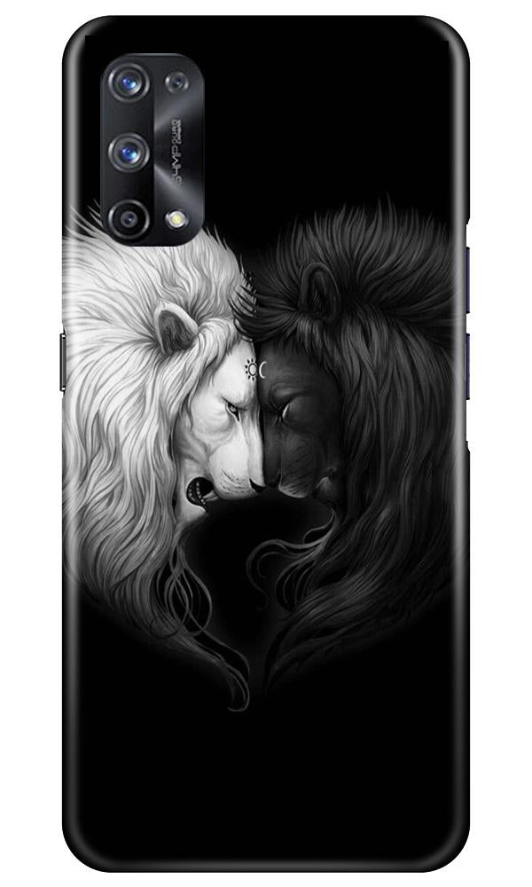 Dark White Lion Mobile Back Case for Realme X7 Pro (Design - 140) Dark White Lion Case for Realme X7 Pro (Design - 140)