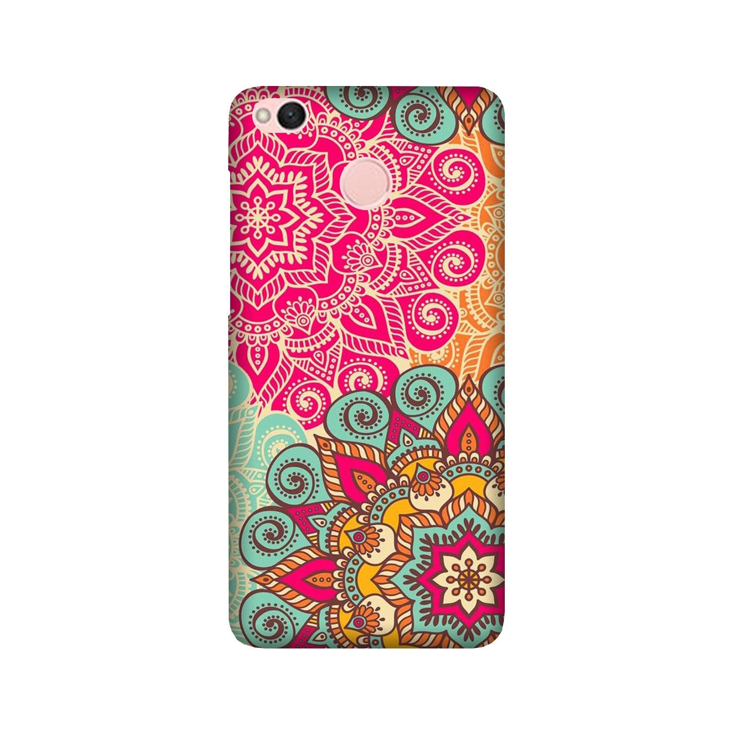 Rangoli art Mobile Back Case for Redmi 4 (Design - 6) Rangoli art Case for Redmi 4