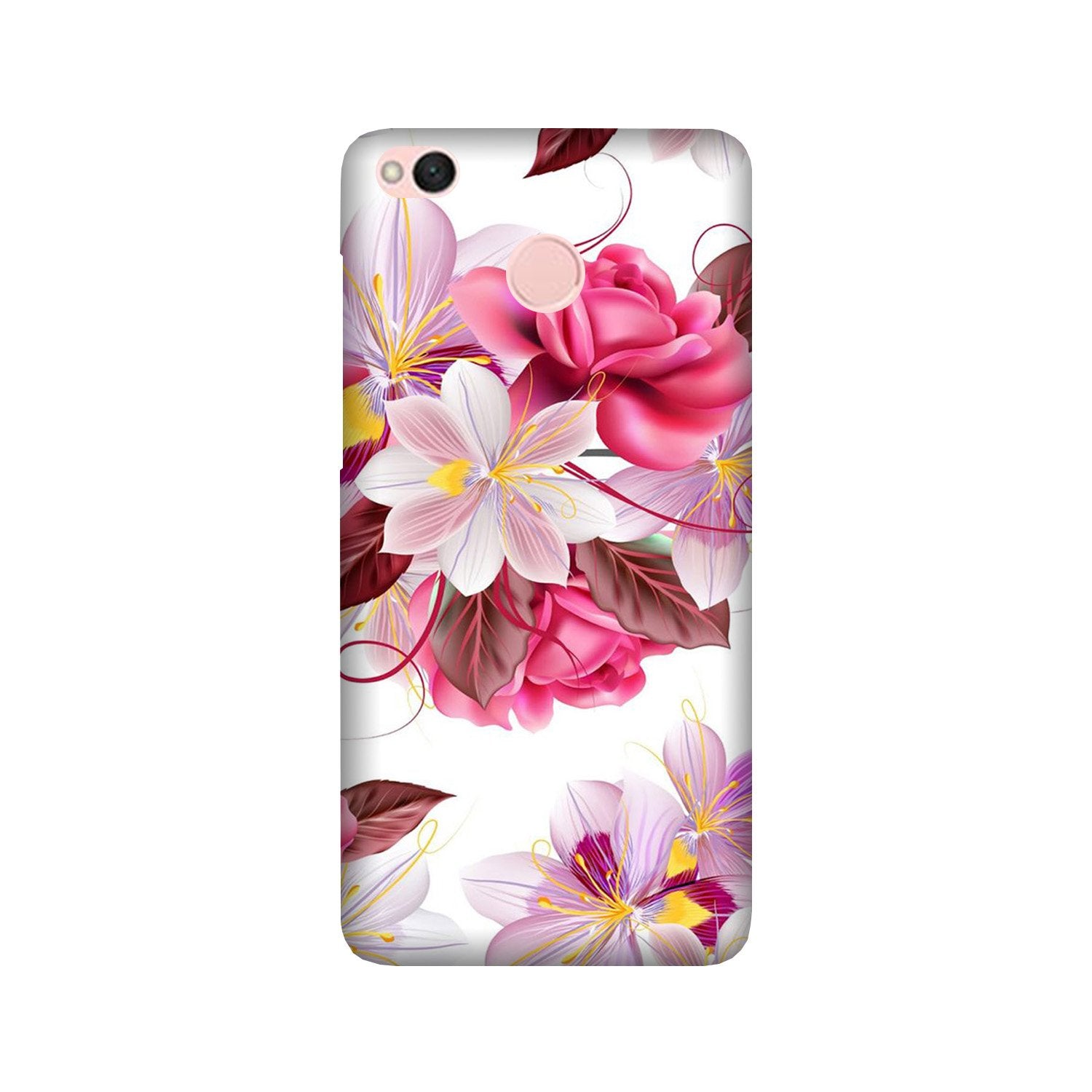 Beautiful flowers Mobile Back Case for Redmi 4 (Design - 23) Beautiful flowers Case for Redmi 4