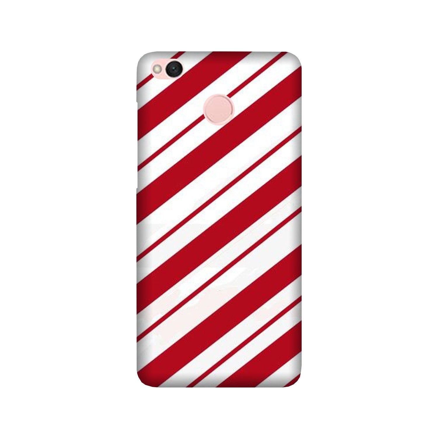 Red White Mobile Back Case for Redmi 4 (Design - 44) Red White Case for Redmi 4