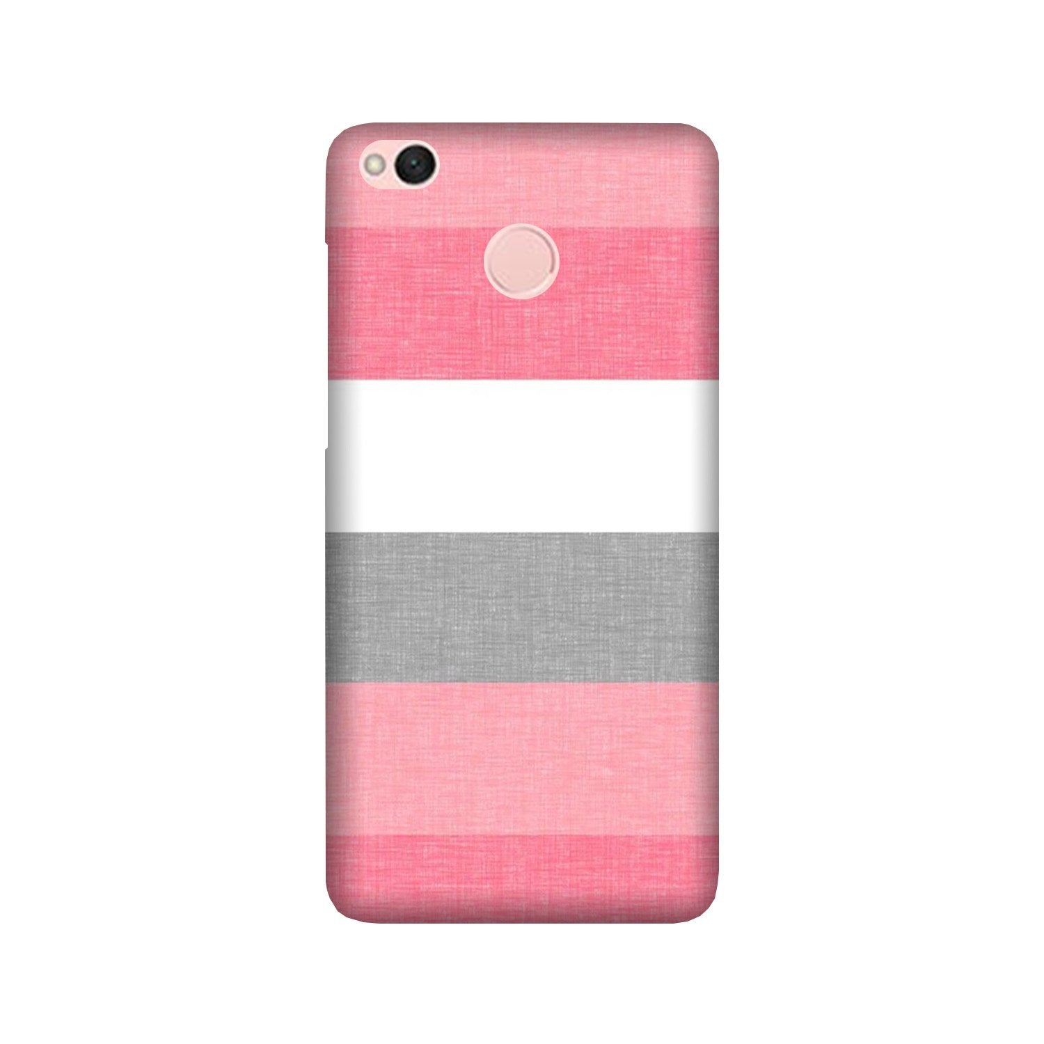 Pink white pattern Mobile Back Case for Redmi 4 (Design - 55) Pink white pattern Case for Redmi 4