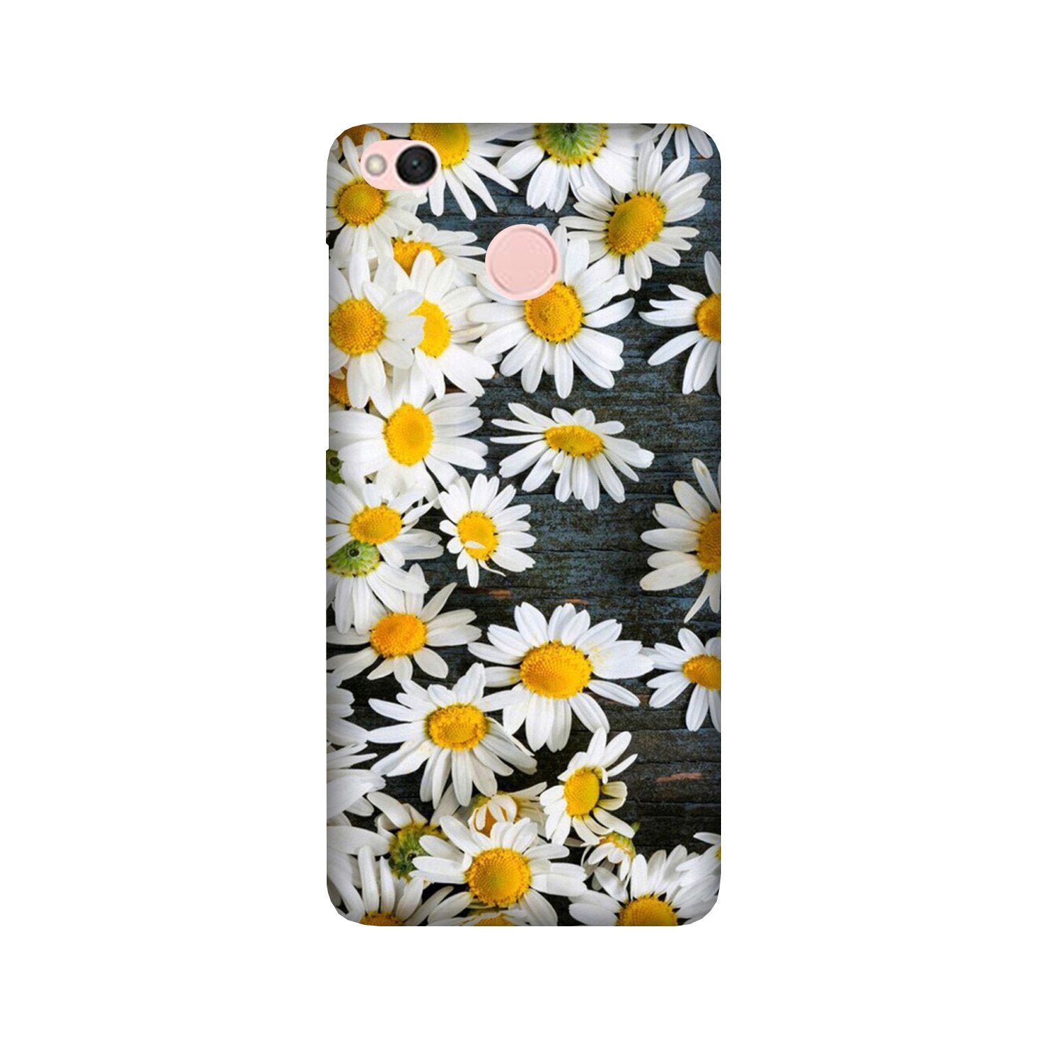 White flowers2 Mobile Back Case for Redmi 4 (Design - 62) White flowers2 Case for Redmi 4