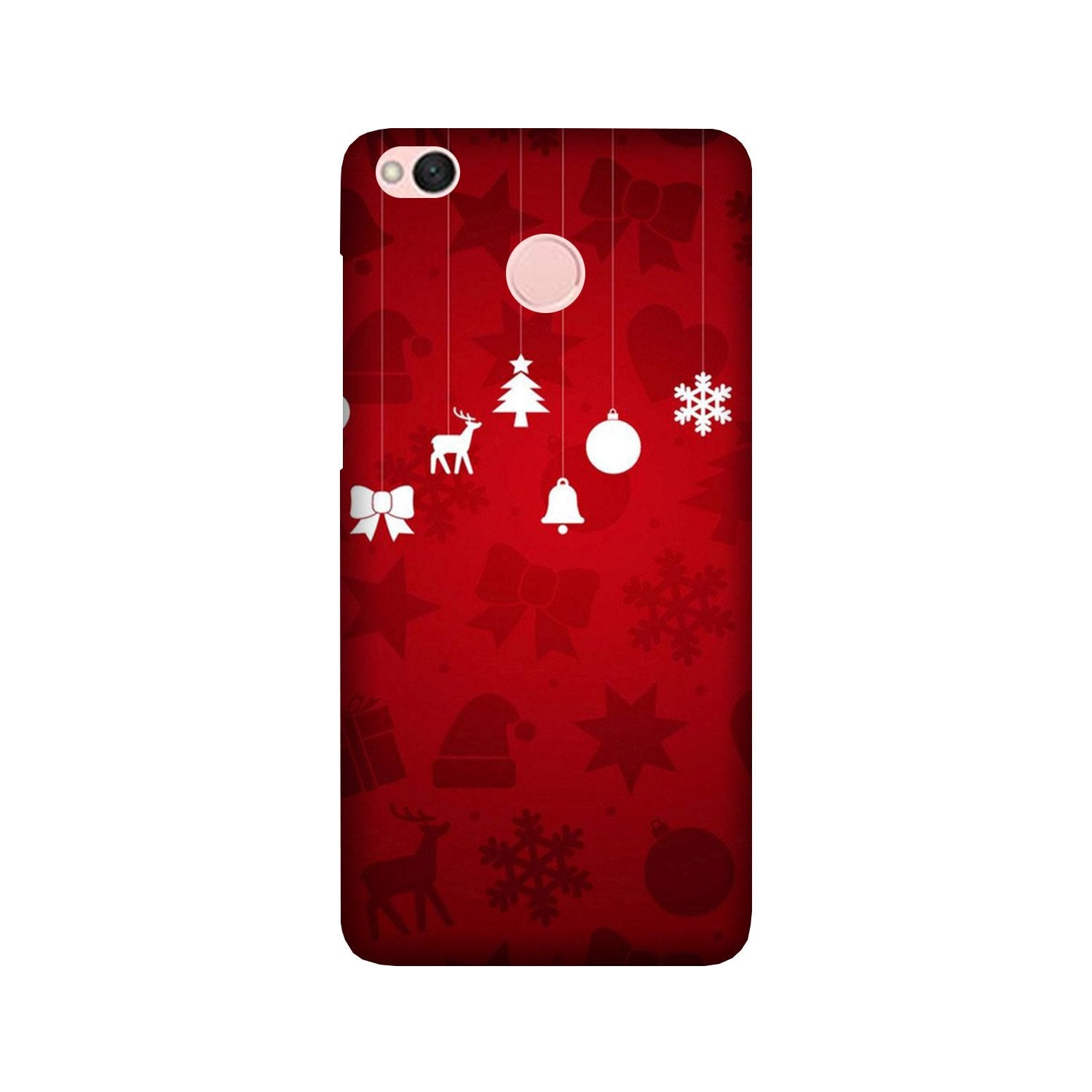 Christmas Mobile Back Case for Redmi 4 (Design - 78) Christmas Case for Redmi 4