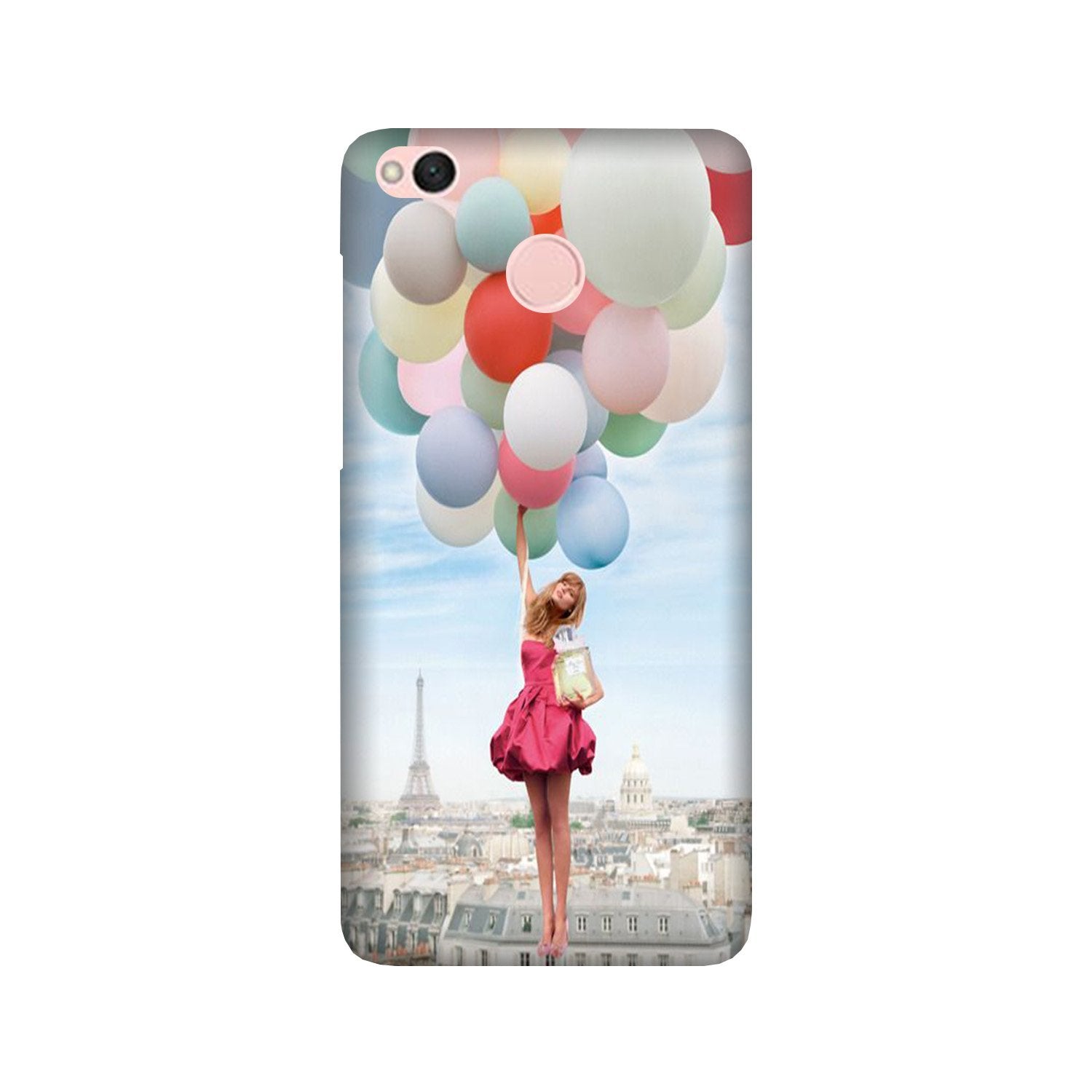 Girl with Baloon Mobile Back Case for Redmi 4 (Design - 84) Girl with Baloon Case for Redmi 4
