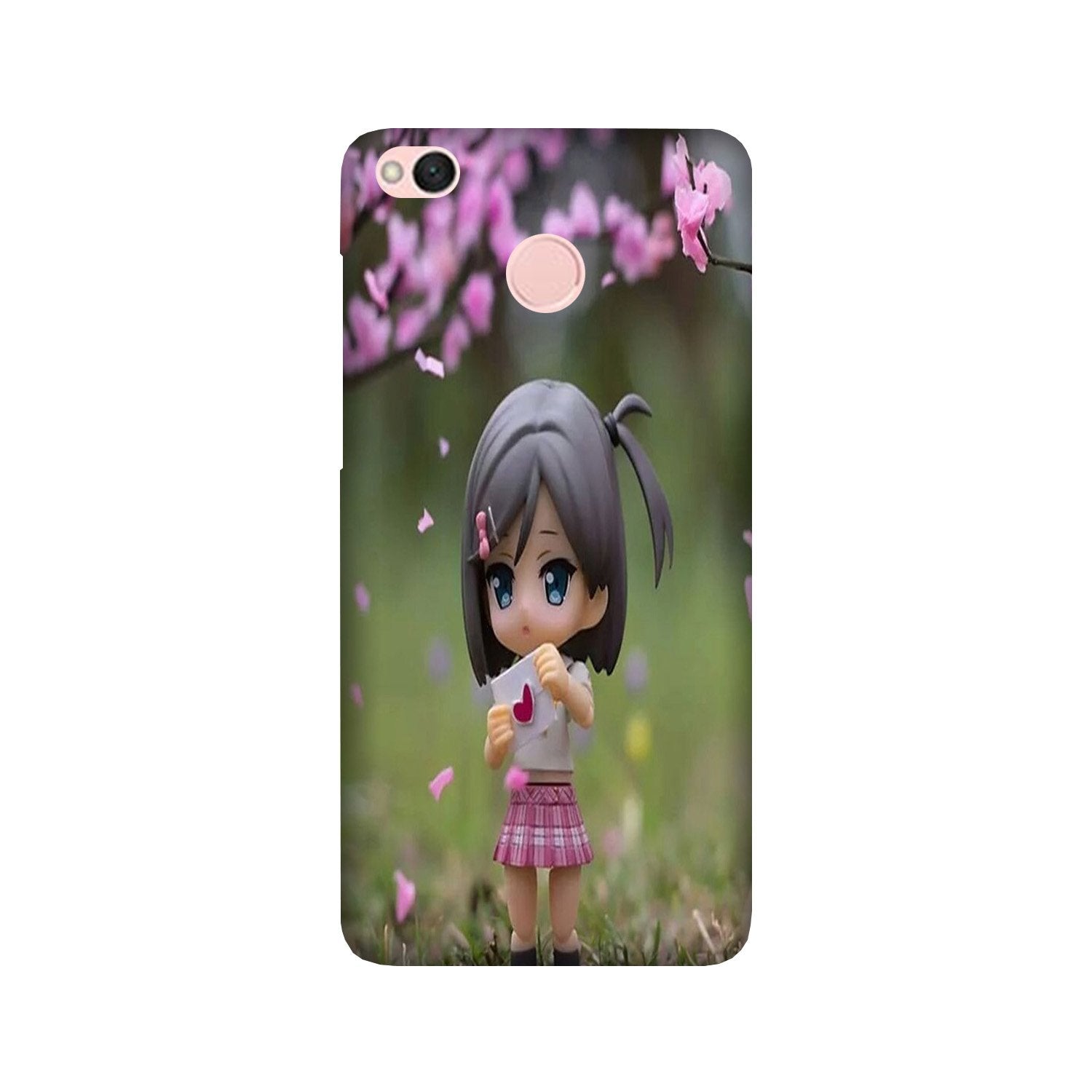 Cute Girl Mobile Back Case for Redmi 4 (Design - 92) Cute Girl Case for Redmi 4