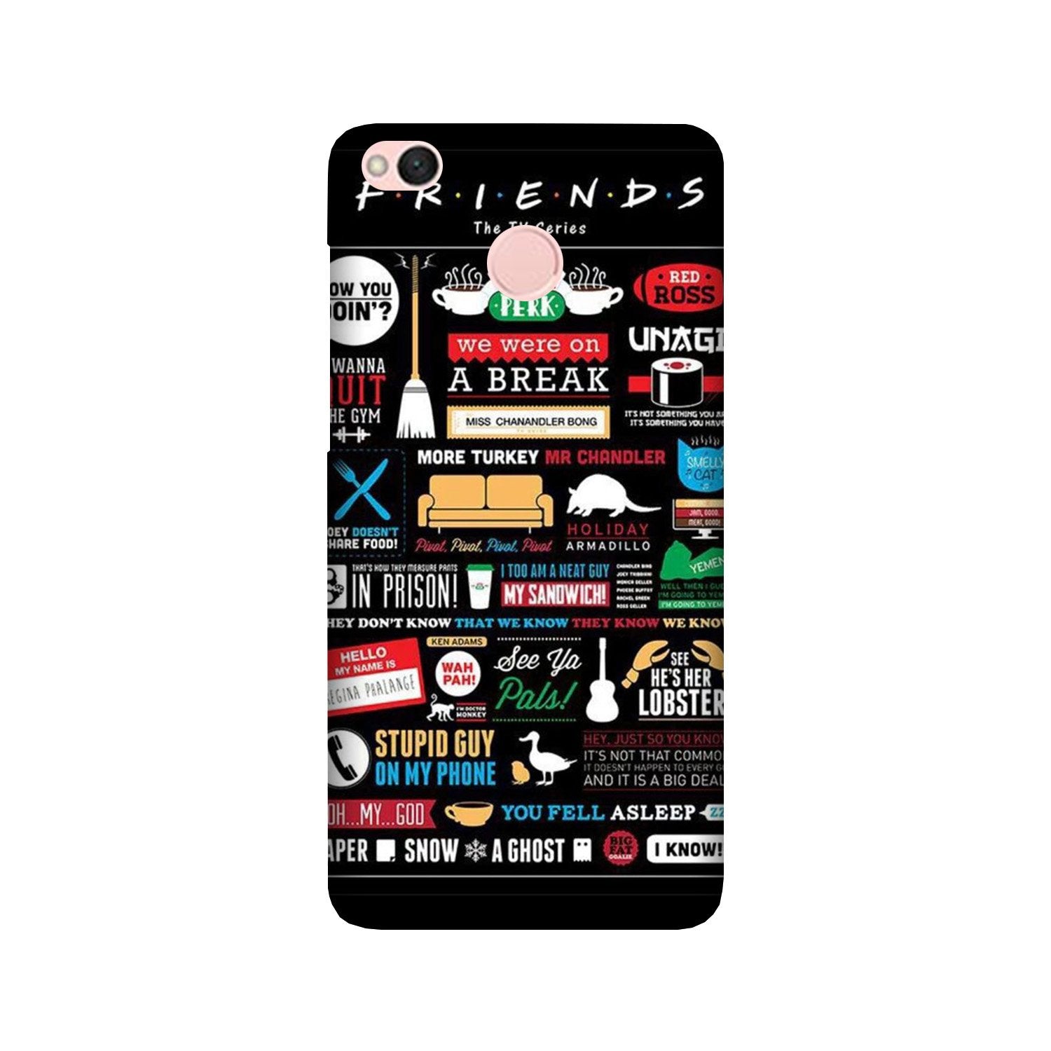Friends Mobile Back Case for Redmi 4 (Design - 145) Friends Case for Redmi 4 (Design - 145)