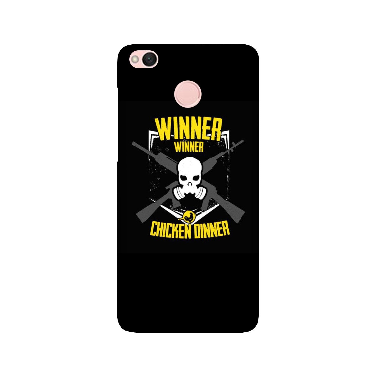 Winner Winner Chicken Dinner Mobile Back Case for Redmi 4 (Design - 178) Winner Winner Chicken Dinner Case for Redmi 4 (Design - 178)