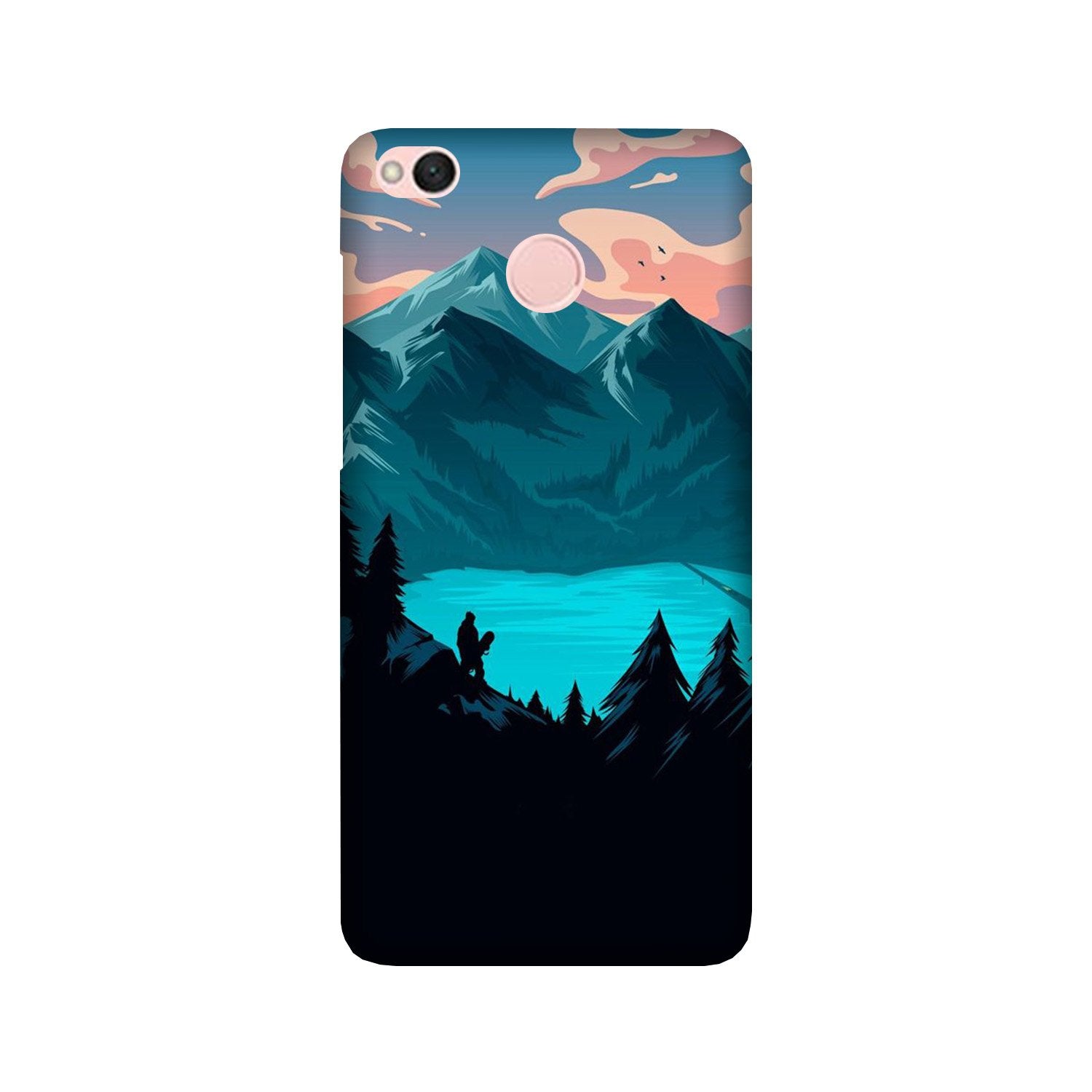 Mountains Mobile Back Case for Redmi 4 (Design - 186) Mountains Case for Redmi 4 (Design - 186)